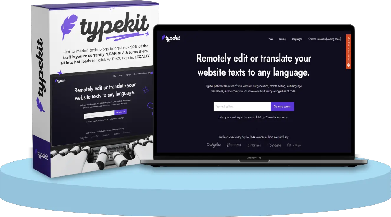 Typekit Review – Translate your website in minutes to explode traffic faster