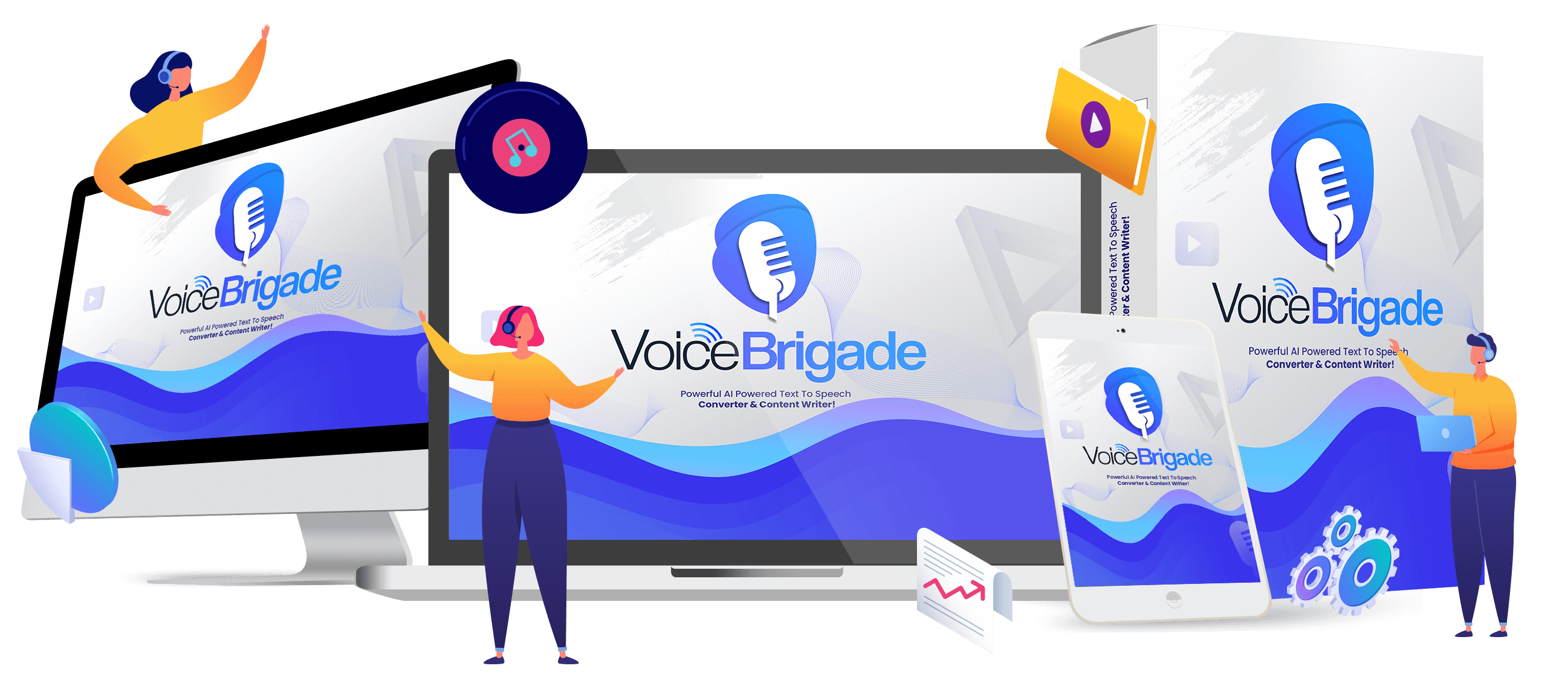 Voicebrigade Review – Powerful & Advanced 2-in-1 A.I  Software that Generates Human-like Voiceover