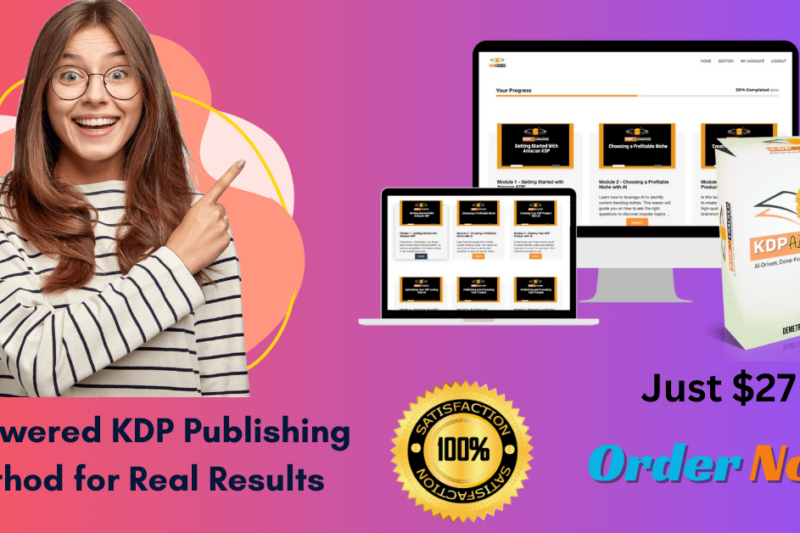 KDP AI Cracked Review & Bonuses- AI-Powered KDP Publishing method for Real Results