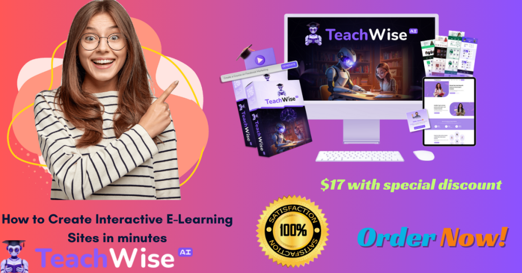 Teachwise AI Review & Bonuses – How to Create Interactive E-Learning Sites in minutes