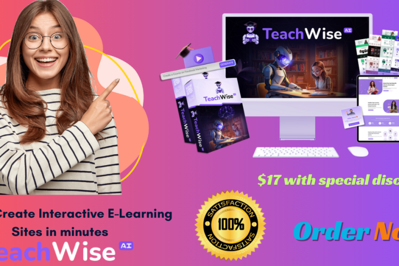 Teachwise AI Review & Bonuses – How to Create Interactive E-Learning Sites in minutes