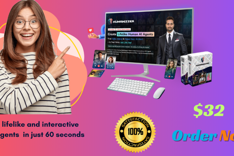 Humanizzer Review & Bonuses – Create lifelike and interactive human agents  in just 60 seconds