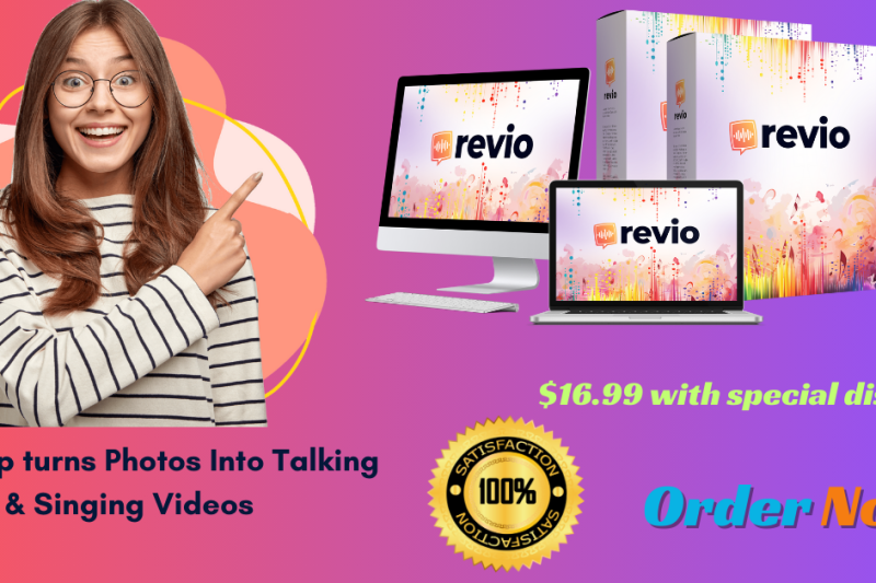 Revio Review & Bonuses – This App turns Photos Into Talking & Singing Videos